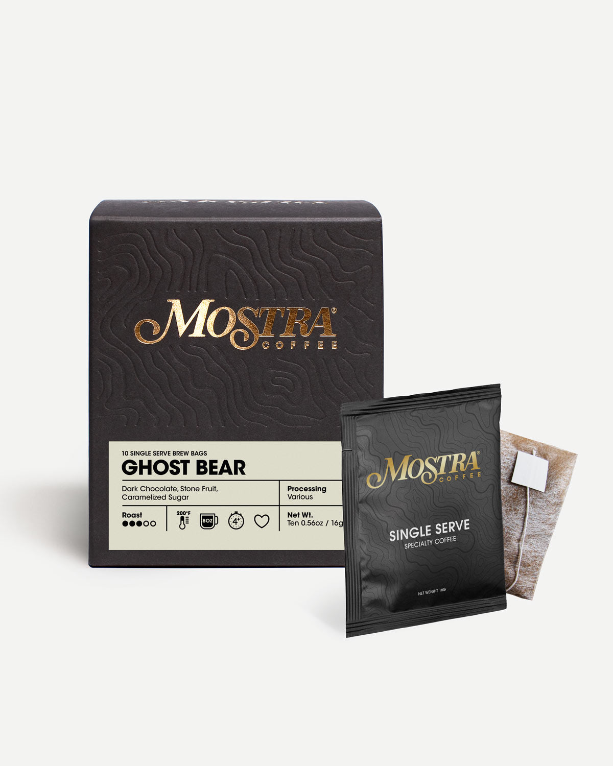 Photo of Single Serve Brew Bag Ghost Bear